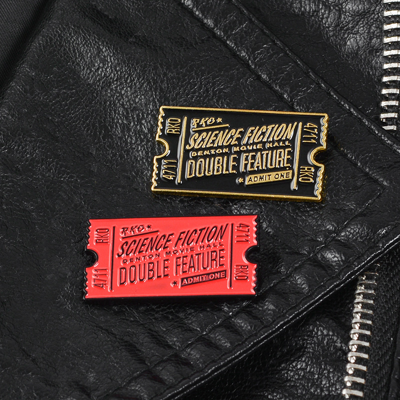 Enamel Design Retro Pin Letter Alloy Enamel Unisex Brooches