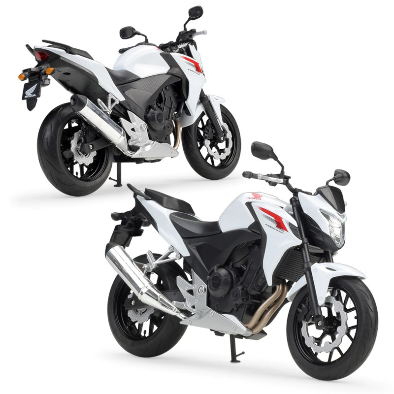 WELLY Honda, мотоцикл, реалистичный минифигура, масштаб 1:10