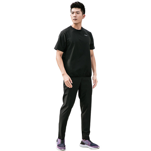 Sweat-proof men's sports suit, sweating suit, sauna boxing sweat suit, fitness running training, plus-size sweat-proof suit
