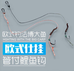 上浮力釣魚珠珠歐式釣法釣組仕掛子線組鯉魚釣組湖庫海竿遠投竿