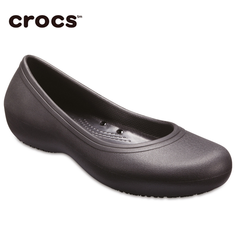 CROCS 卡骆驰防水防滑平底鞋餐厅酒店医院厨房工作鞋女205074