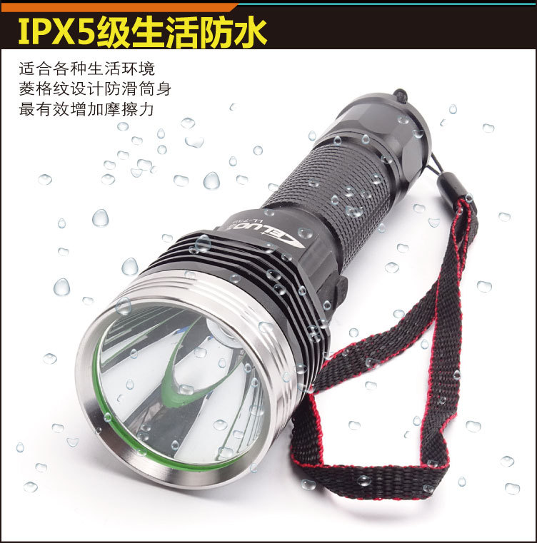 Lampe torche 10W - batterie 18650 batterie au lithium mAh - Ref 3399173 Image 15