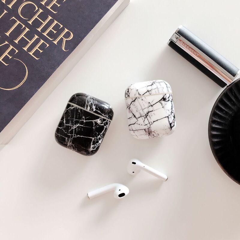 Cross-Border special for new marble AirPods2 protective case imd soft tpu Apple Bluetooth earphone case