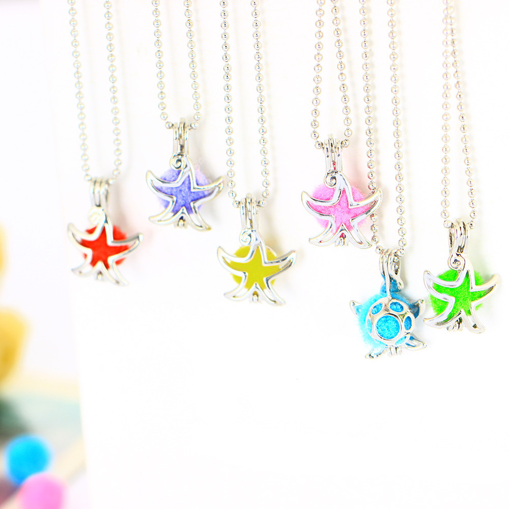 Hot-selling aromatherapy can open  fashion necklace wholesale