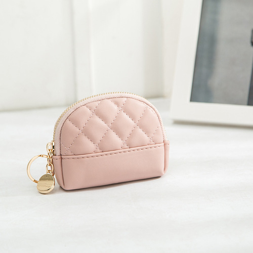 Women's Wallet Factory Direct Sale - New Zipper Handbag Ladies Minimalist Wallet Short Length Gingham Card Holder One Piece Dropshipping