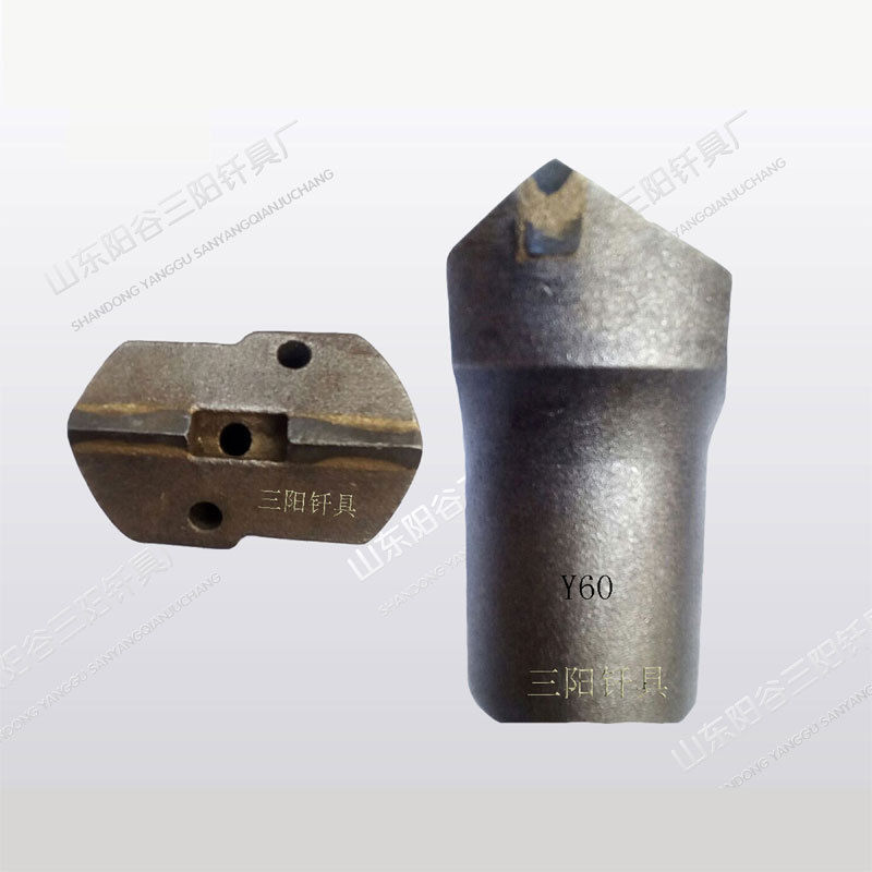 凿岩机钎头钎杆 隧道用硬质合金一字钎头
