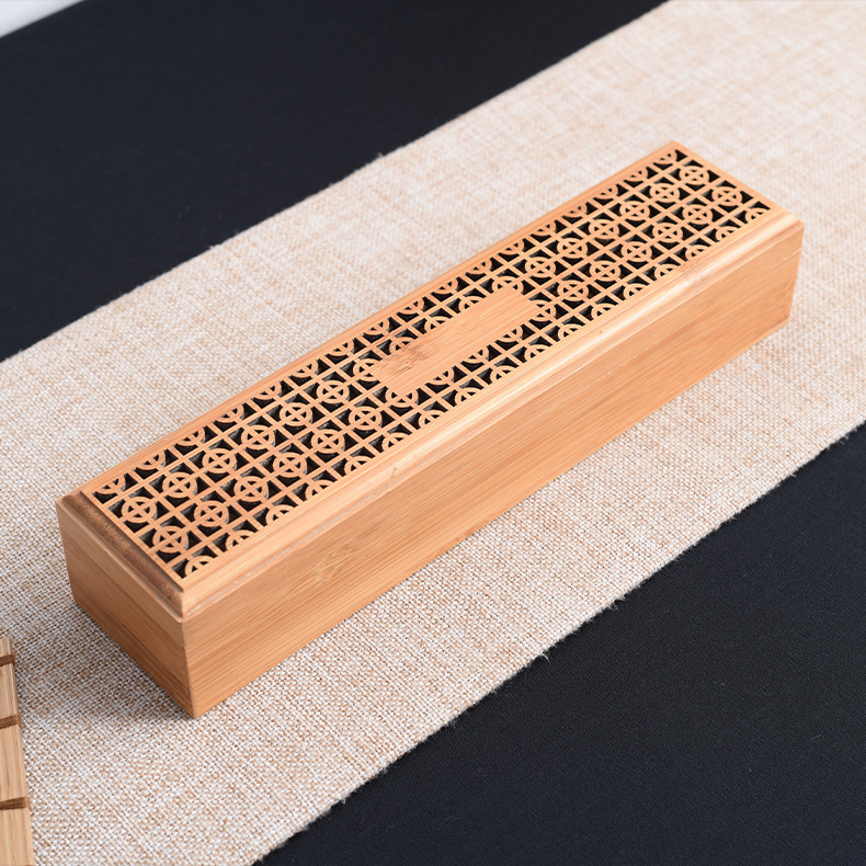 木质镂空熏香盒香炉香盒线香盒便携线香包装木盒香薰礼盒包装盒