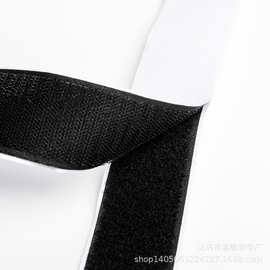 背胶魔术贴双面背胶贴纺织辅料规格齐全黑白混纺贴合自粘式带背胶