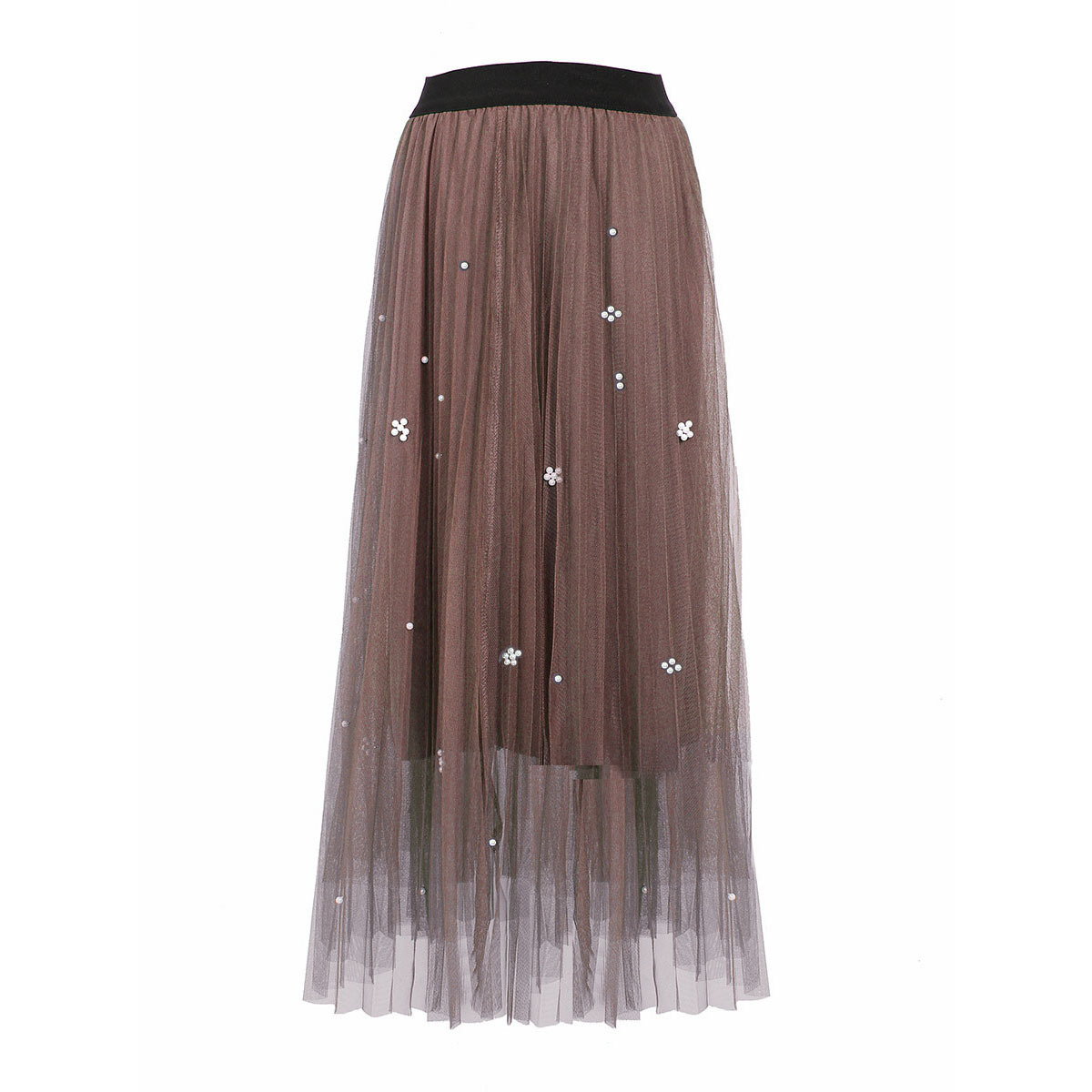 summer beaded solid color skirt  NSJR17273