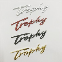 trophy18款新名爵改装车标MG6个性英文车标车贴尾标金属标车身贴