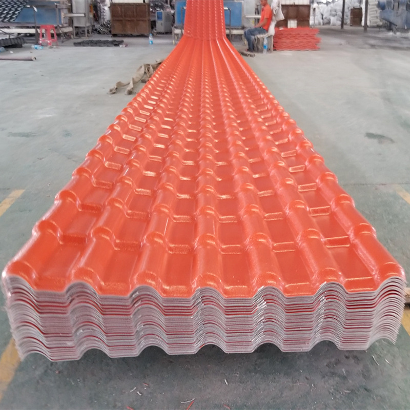 ASA Synthetic resin tile Roof Villa Watt High temperature resistance Corrosion To fake something antique Resin tile Roof Plastic Tiles