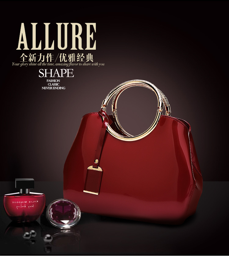 1108g Weight Polyester Lining Material Zipper Closure Type Single Shoulder Strap Strap Type Dome Bag Bags Type Casual Occasion Pu Leather Material Solid Color Pattern All Seasons Season Women's Gender Fashion Style Shell Shape Dark Blue, White, Pink, Red, Wine Red, Black Color Large Size Large Pu Leather Fashion Dome Bag Handbag 25