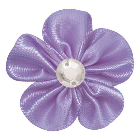 Yao Ming tejido a mano 3cm cinta flor horquilla accesorios decorativos DIY hecho a mano material de producción creativa cinta flor