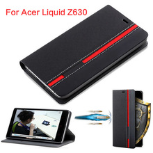 适用宏碁Acer Liquid Z630拼色手机皮套插卡支架保护套跨境热销