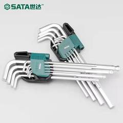 Set of 9 Stanley hex wrench set with extended hex wrench for home use, hexagonal screwdriver tool