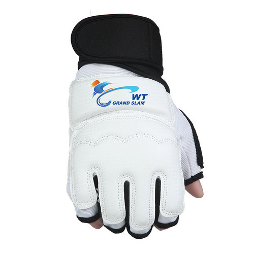 Customized Taekwondo training props for competitions, half-finger protective gloves and foot covers for adults and children, custom printed LOGO