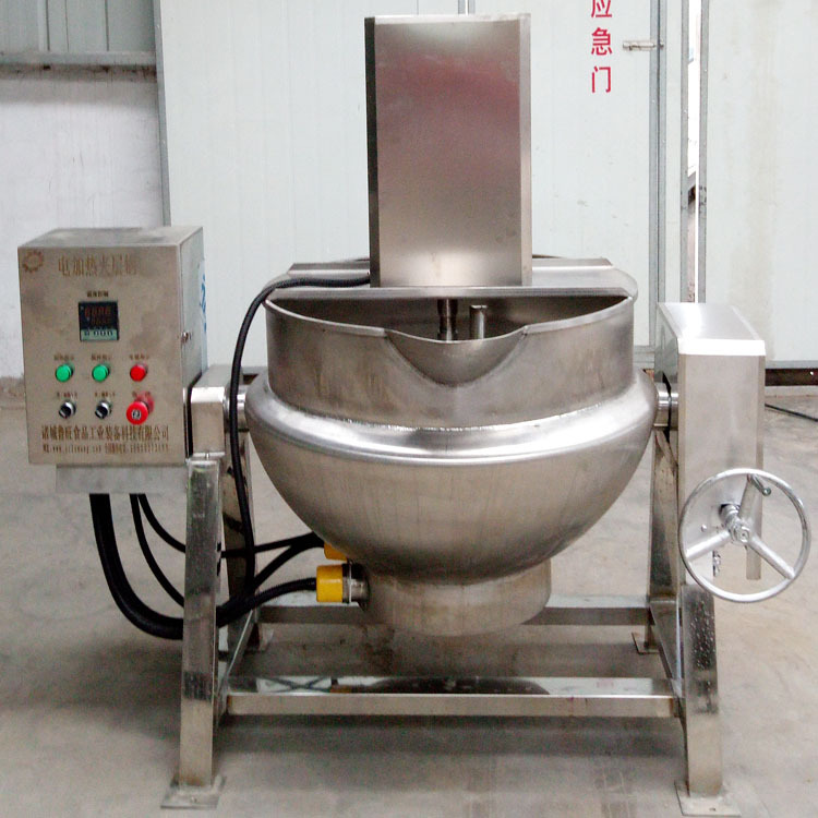 电加热搅拌夹层锅 电加热炒酱料搅拌夹层锅 厂家定做