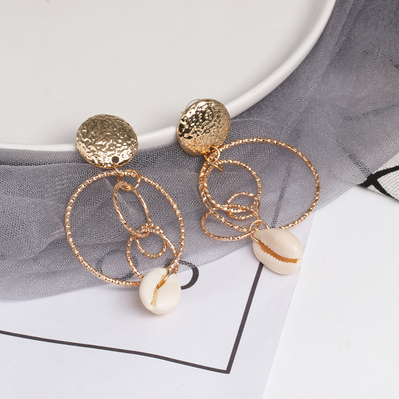 Fashion Casual Shell Conch Earrings display picture 8