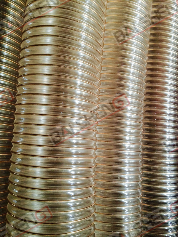 济南粮食储备库输送粮食专用PU耐磨管