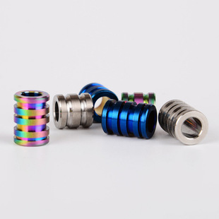 Umbrella rope woven bracelet DIY TC4 titanium alloy knife pendant outdoor tail rope EDC tool key chain knife pair rope