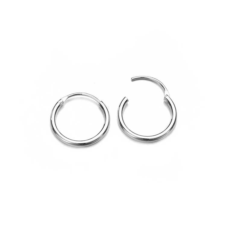 Fashion Exquisite Spherical Simple Stainless Steel Earrings Set For Women display picture 6