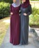 The manufacturer directly supplied idoto Europe and America's new abaya dress V-neck lace up pleated floor length skirt 