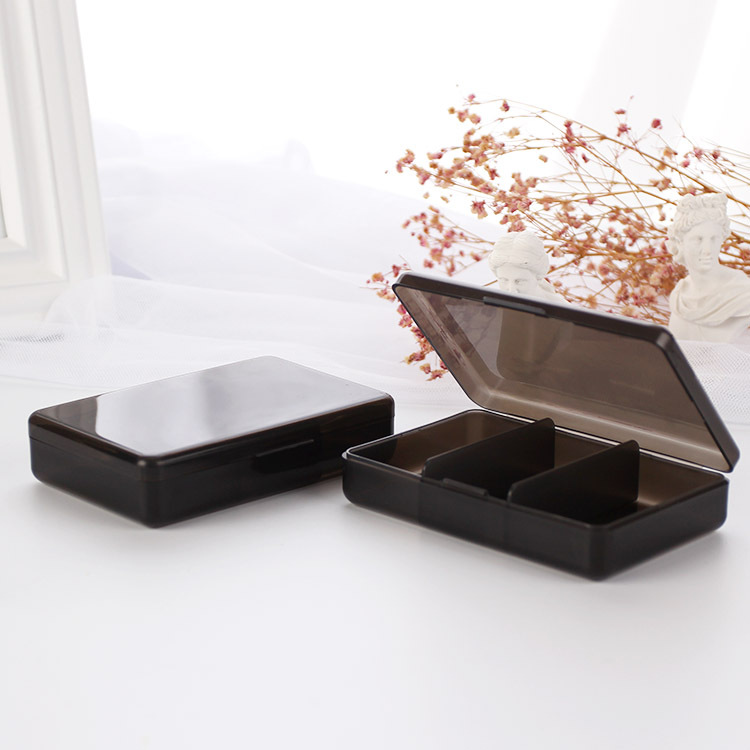 可加logo药盒便携药品3格分装盒旅行药丸盒装药收纳盒随身胶囊盒