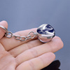 Glossy keychain, fashionable accessory, European style, wish, wholesale