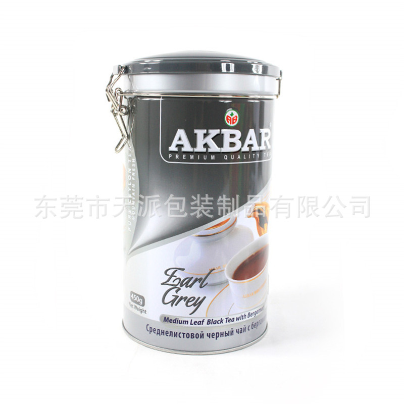 塑料盖铁线圈毛尖茶叶铁罐定制 马口铁茶叶包装金属罐工厂