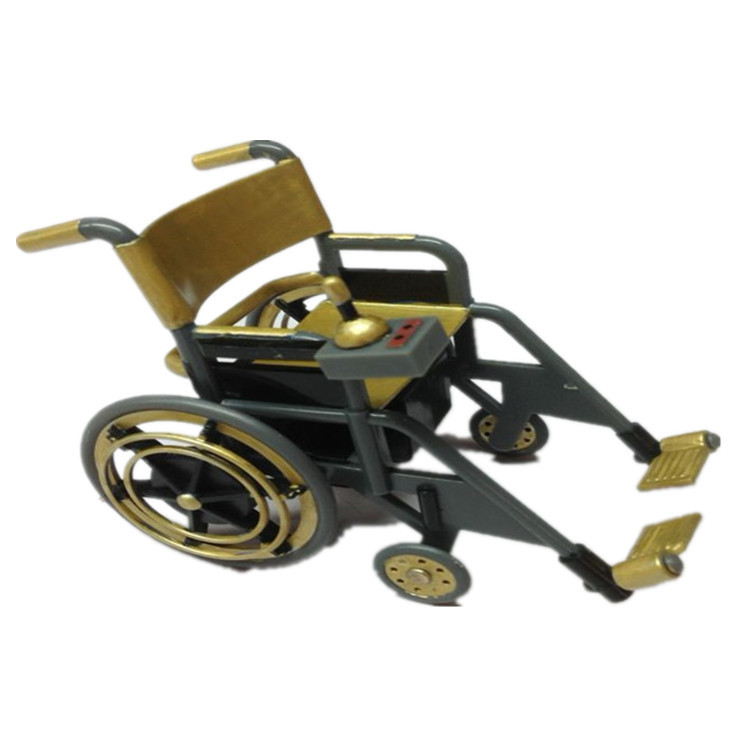 卡通轮椅子模型创意家居长椅塑料摆件店老人椅PVC定做