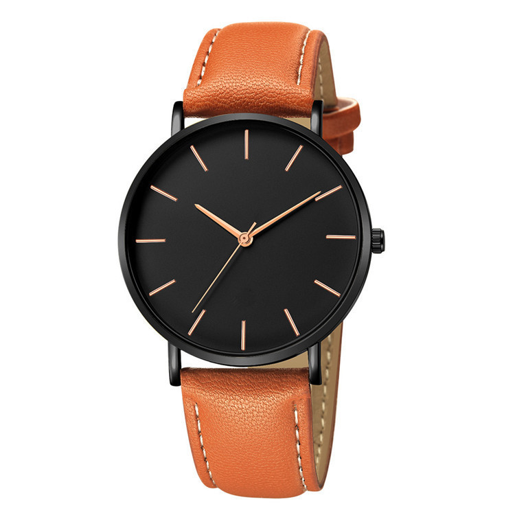 Wholesale Ultra-thin Quartz Belt Watch Nihaojewelry display picture 3