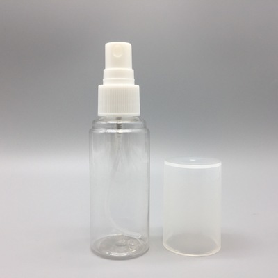 厂家直销 新款PET优质细雾喷雾瓶精华瓶化妆水瓶52ml有外盖防渗漏