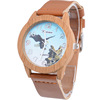 Fashionable watch, quartz watches suitable for men and women, belt, Korean style