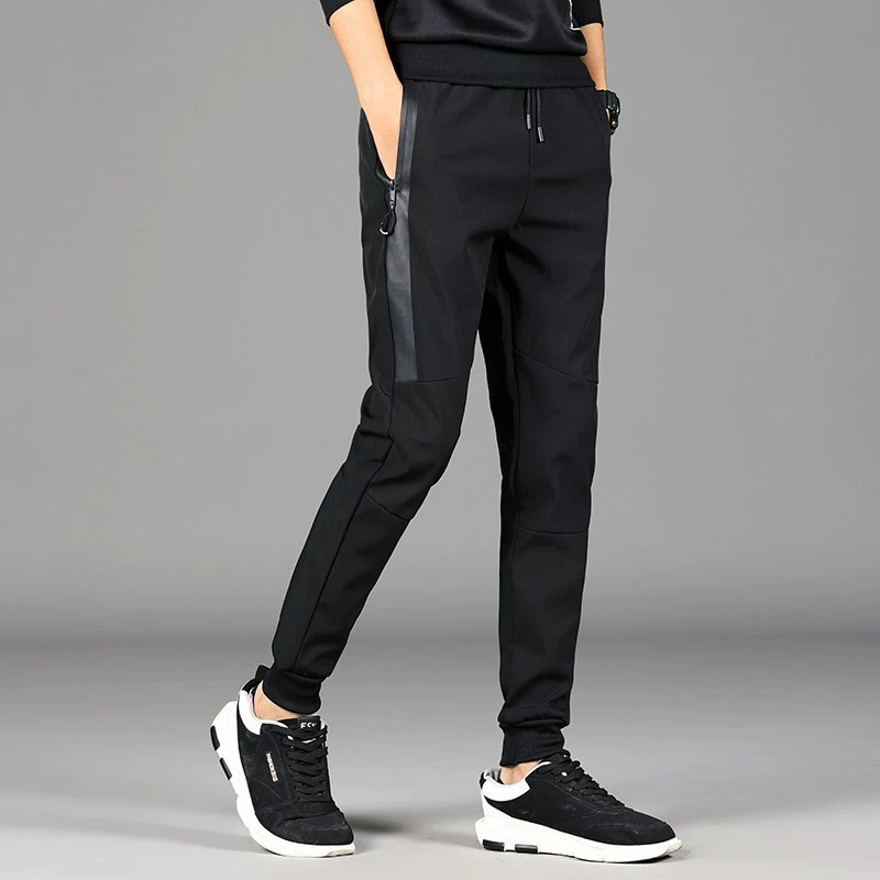 2023 осенние брюки мужские эластичные повседневные большие размеры мужские повседневные брюки спортивные дышащие брюки мужские волосы