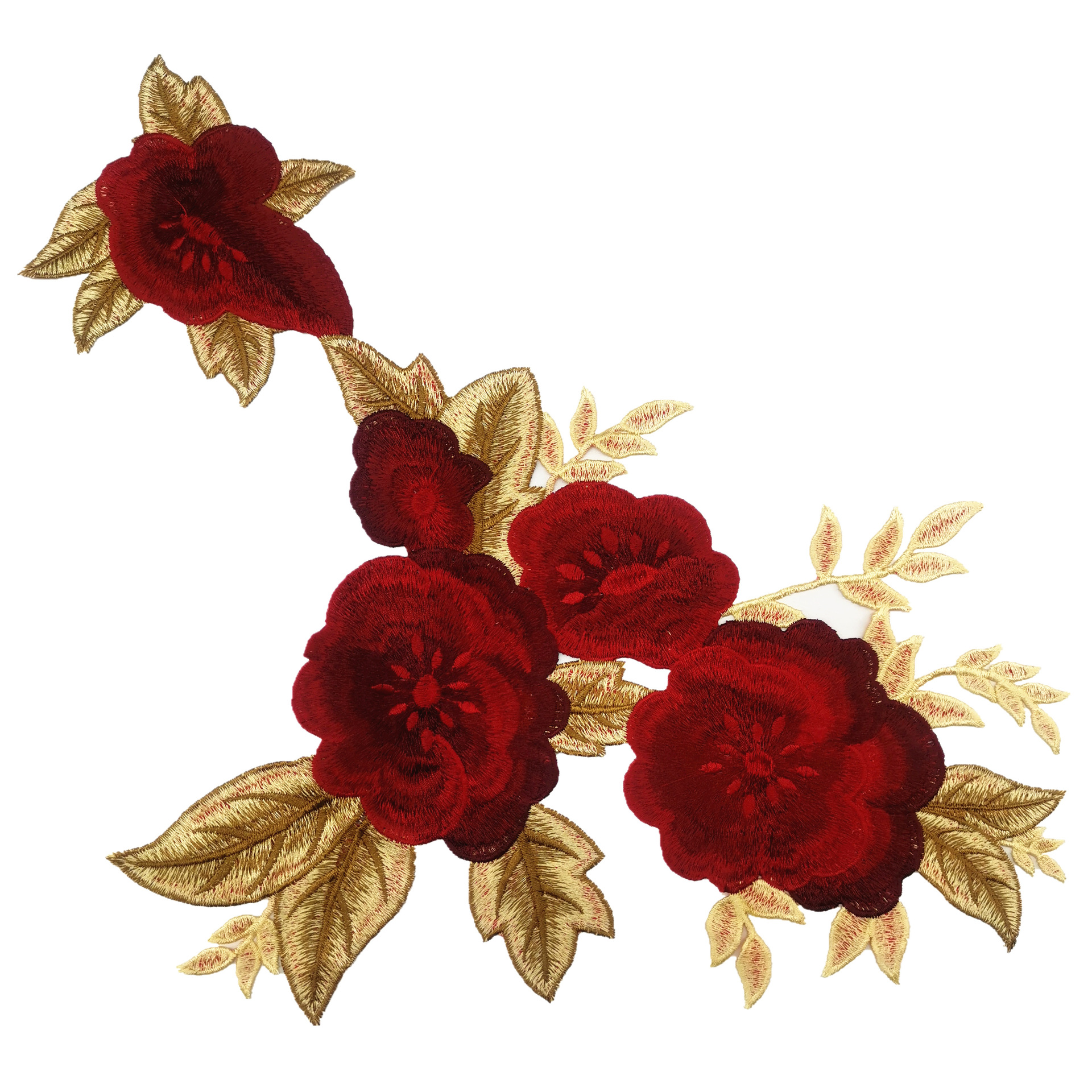 中国风复古水溶刺绣 绣花图案衣服贴布贴补丁贴百搭旗袍贴花