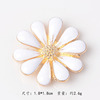 Fashionable cute metal golden children's accessory, hairgrip, headband handmade, Korean style