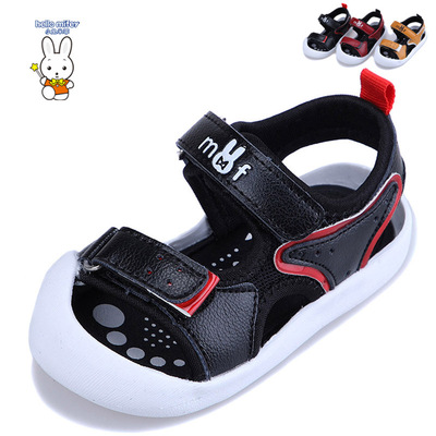 2020小兔菲儿夏季新款凉鞋婴幼儿软底沙滩鞋儿童包头宝宝学步凉鞋