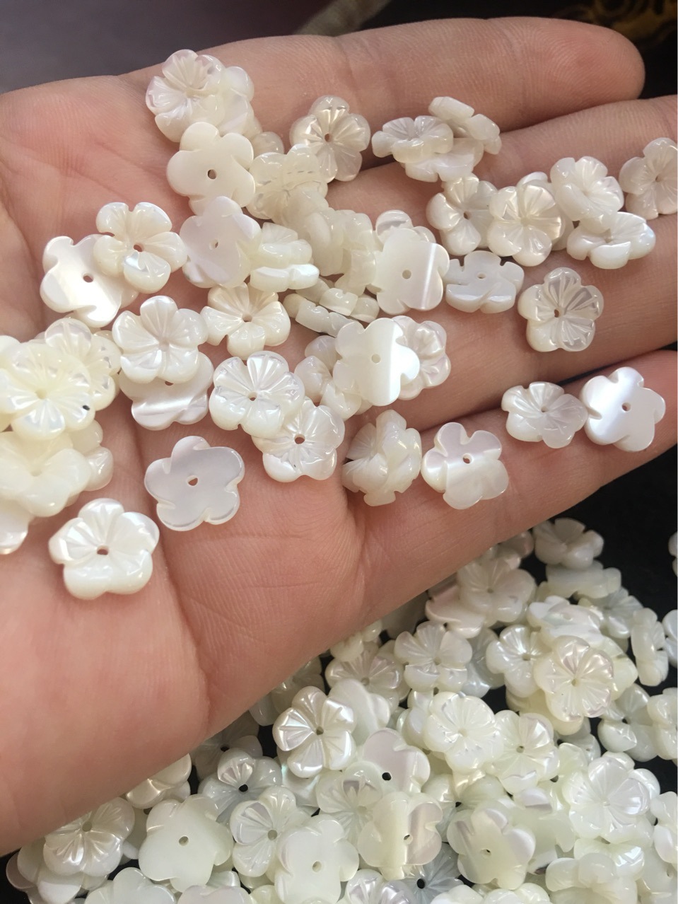Diameter 10mm, Diameter 8mm Jewelry Making Size 1 Piece Diameter 10mm Diameter 8mm Shell Flower DIY Jewelry Accessories Beads