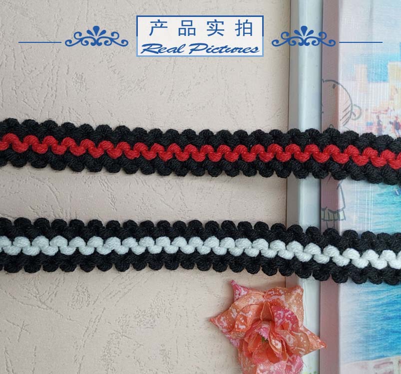 彩色毛线花边12