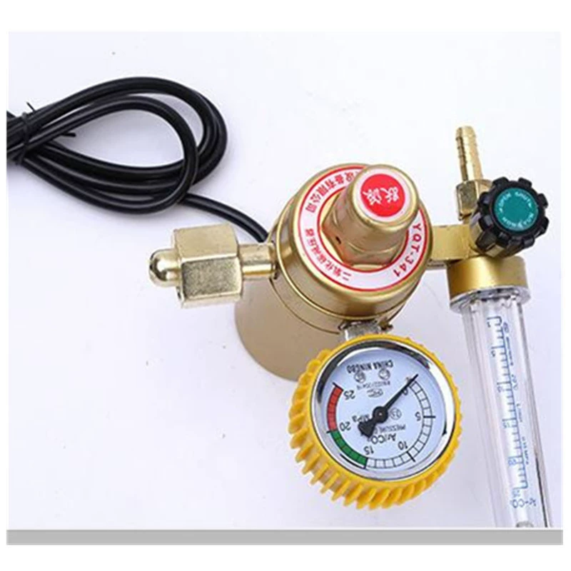 Измеритель углекислого газа Счетчик отопления CO2 редуктор давления отопительного типа редуктор давления углекислого газа