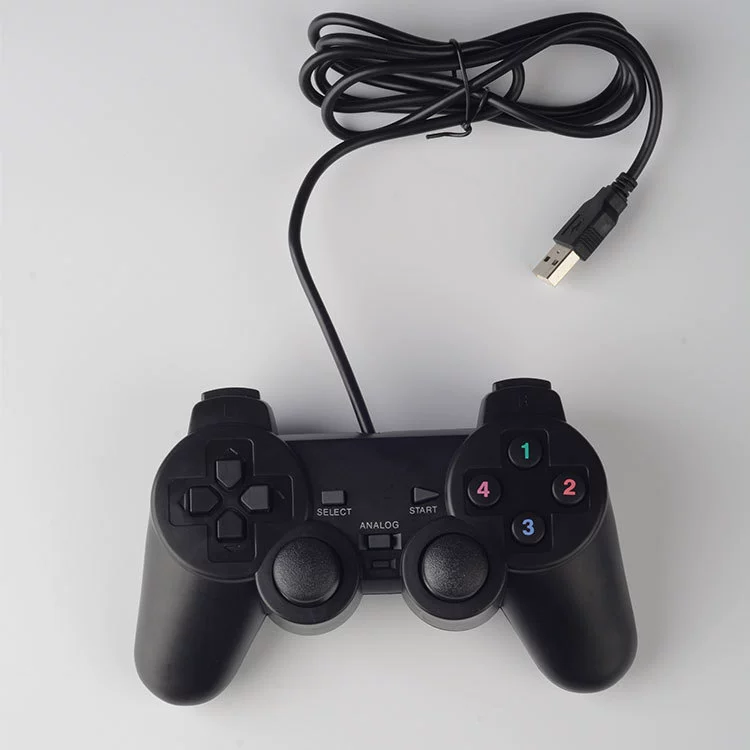 Source manufacturer USB gamepad PS2 appearance singles wired PC computer game machine handle
