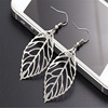 Fashionable metal earrings, European style, simple and elegant design