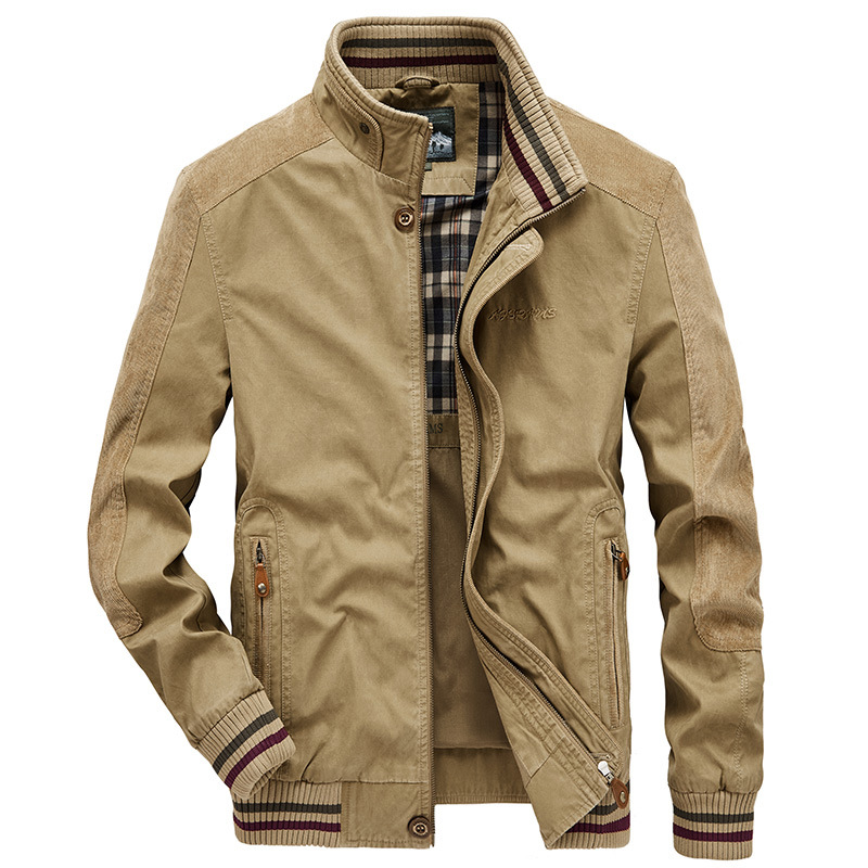 2019 otoño nueva chaqueta de los hombres transfronterizos Chaqueta de algodón chaqueta de los hombres sueltos del ejército