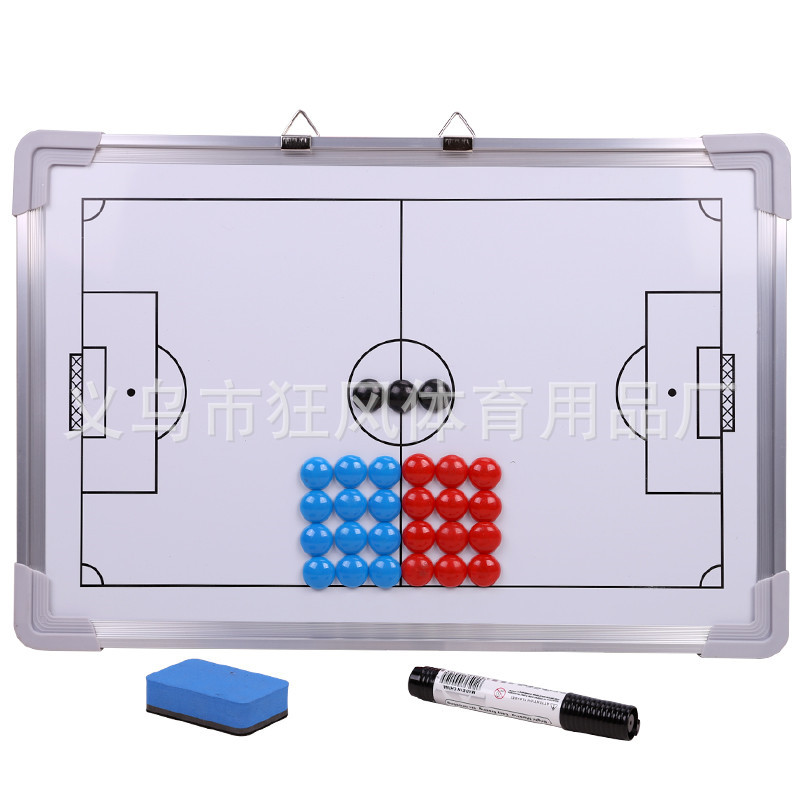 aluminium alloy Frame football Tactics board magnetic Hanging football Teaching board football Fight sand table White background