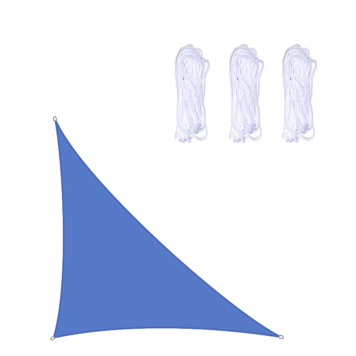 Right-angled triangle 4*4*5.7m waterproof sunshade sail canopy, outdoor anti-UV garden canopy awning