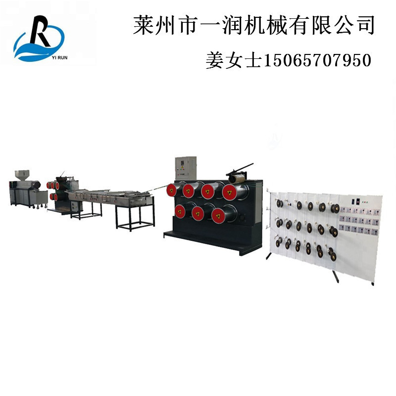 塑料圆丝胶丝绳子拉丝机械设备 吊枝绳养殖绳大棚绳挤出拔丝机器