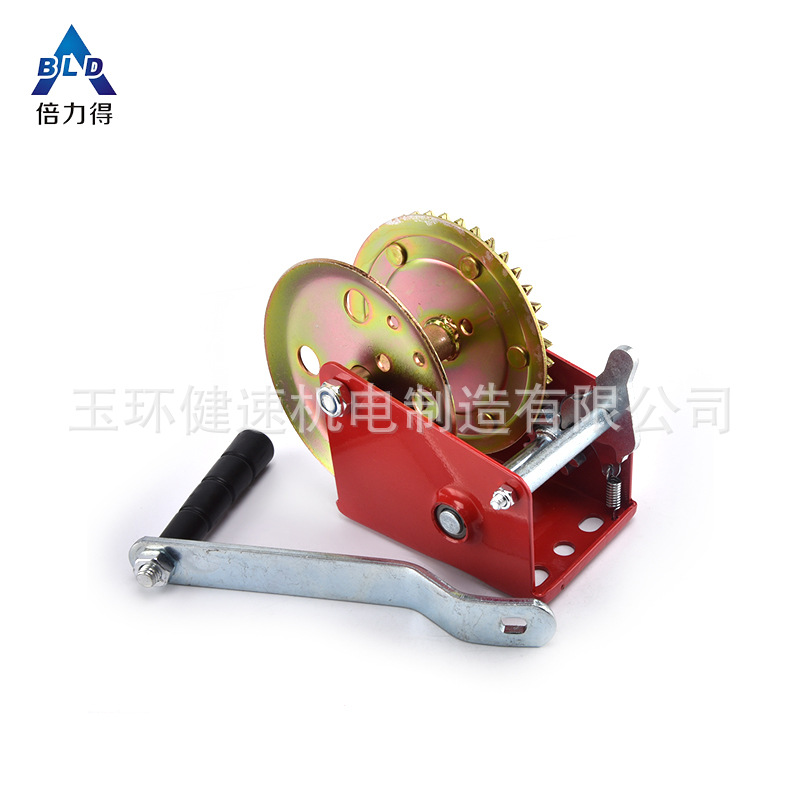 倍力得钢丝绳手动手摇绞盘摄影蓬 帐篷 农用舞台灯支架800磅(lbs)