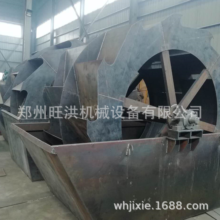 叶轮移动洗沙筛沙一体机 石粉脱泥清洗设备滚筒洗石机螺旋洗沙机