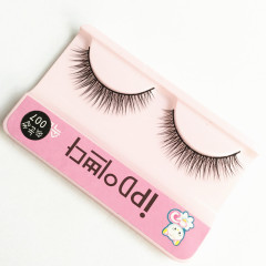 Best-selling new 007 little cat false eyelashes, naturally messy cross, light makeup eyelashes, factory wholesale, single pair set