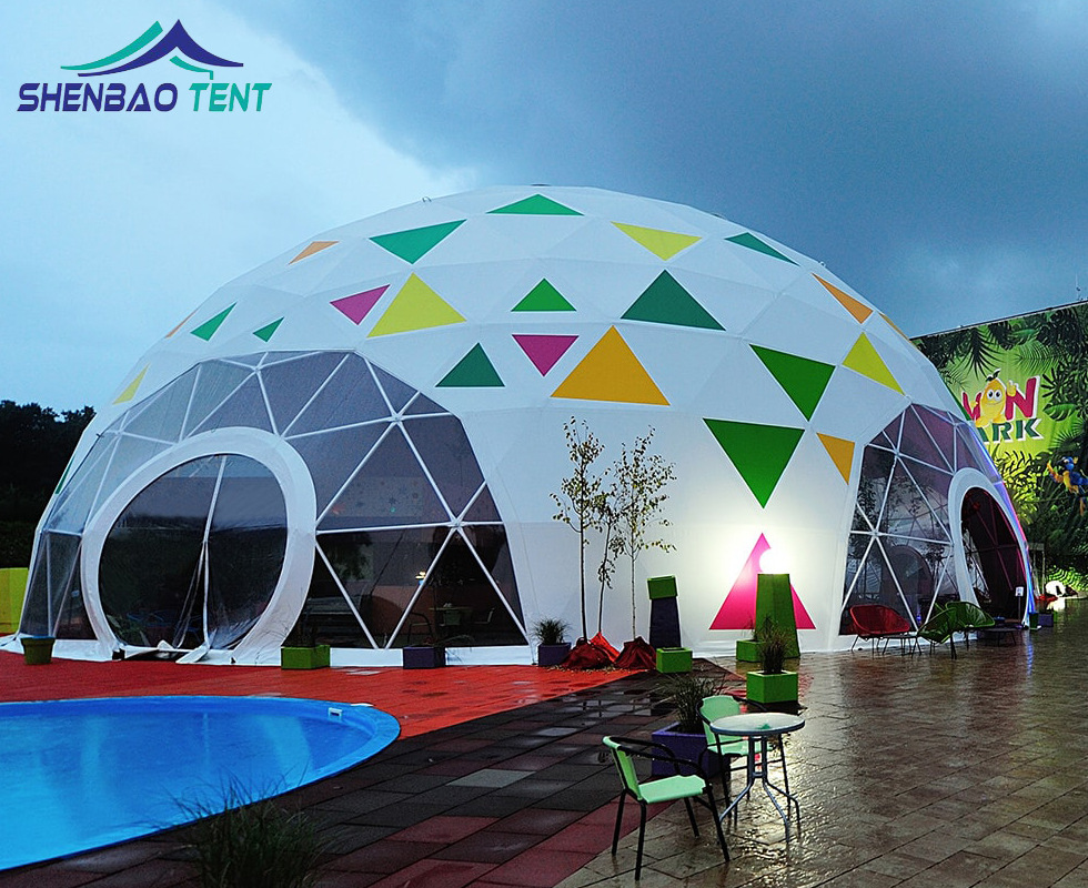 户外活动球形展览篷房 颜色大小定制半圆形帐篷 厂家出售出口